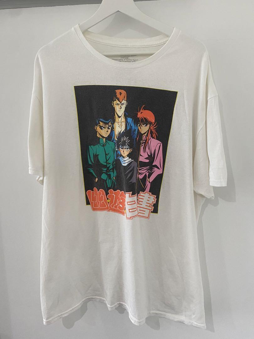 

[USED] Yu Yu Hakusho T-shirt, XL size, white, anime T-shirt, official overseas Yu Yu Hakusho *