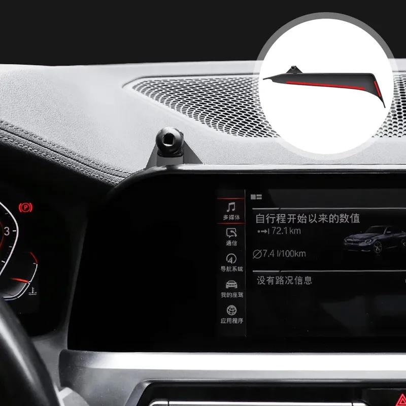 Supporto dedicato per telefono Supporto per schermo multimediale per auto Base di fissaggio Collocazione per BMW Serie 3/4/5/6/7 X1 X2 X3 X4 X5 X6