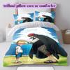 One Piece Luffy Character Children Gift Bedding Set Duvet Cover 3pcs Various Sizes Available Extra Large Cartoon Print