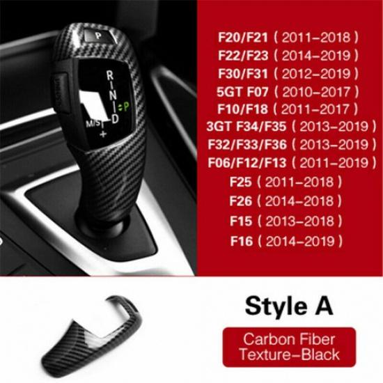 1pc For BMW F34 F35 3gt 5gt Series Carbon fiber style Car Gear Shift trim decals