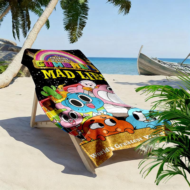 Strawberry Shortcake 2D Flat Print Beach Towel, Large Soft Quick Dry Towel for Beach Camping SwimmingXSTJ0915513