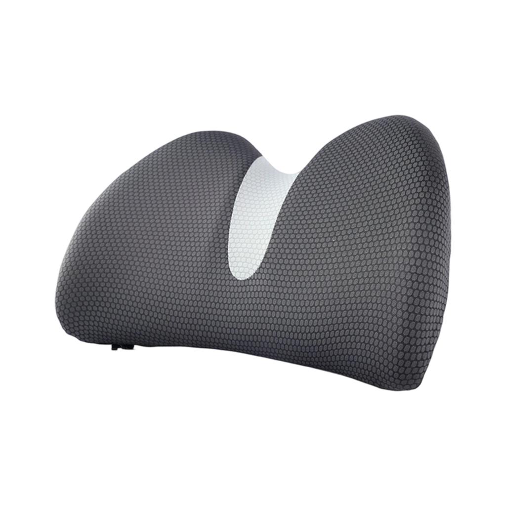 Ergonomic Lumbar Support Cushion and Cushion Set for Chair - Memory Foam Back with Hip Pad for Comfort and Posture Support