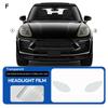 Headlight Rearview TPU Paint Protection Pre-cut PPF Clear Bra Anti-scratch Resistant For Porsche Macan Base S Turbo -2025