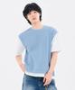 CHASECULT Men'S Layered Short Sleeve T-Shirt-Fbrk5813D0D