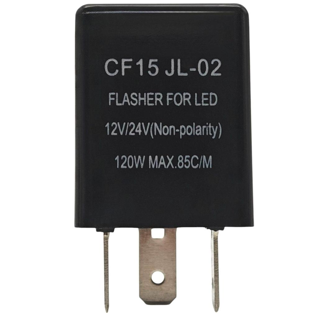 2 st LED blinkersrelä CF15 12-24V universal