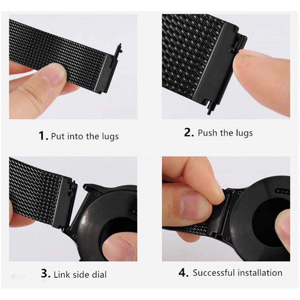 22mm 20mm Mailänder Armband für Huawei Watch GT6 5 Pro/GT6 5 4 3 46mm Magnetisches Armband für Huawei Watch 4 Pro/GT3 Pro 46 42mm Band