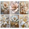 5D DIY Diamond Art Painting Pink White Flower Full Square/Round Mosaic Embroidery Cross Stitch Kits Home Decoration Gifts