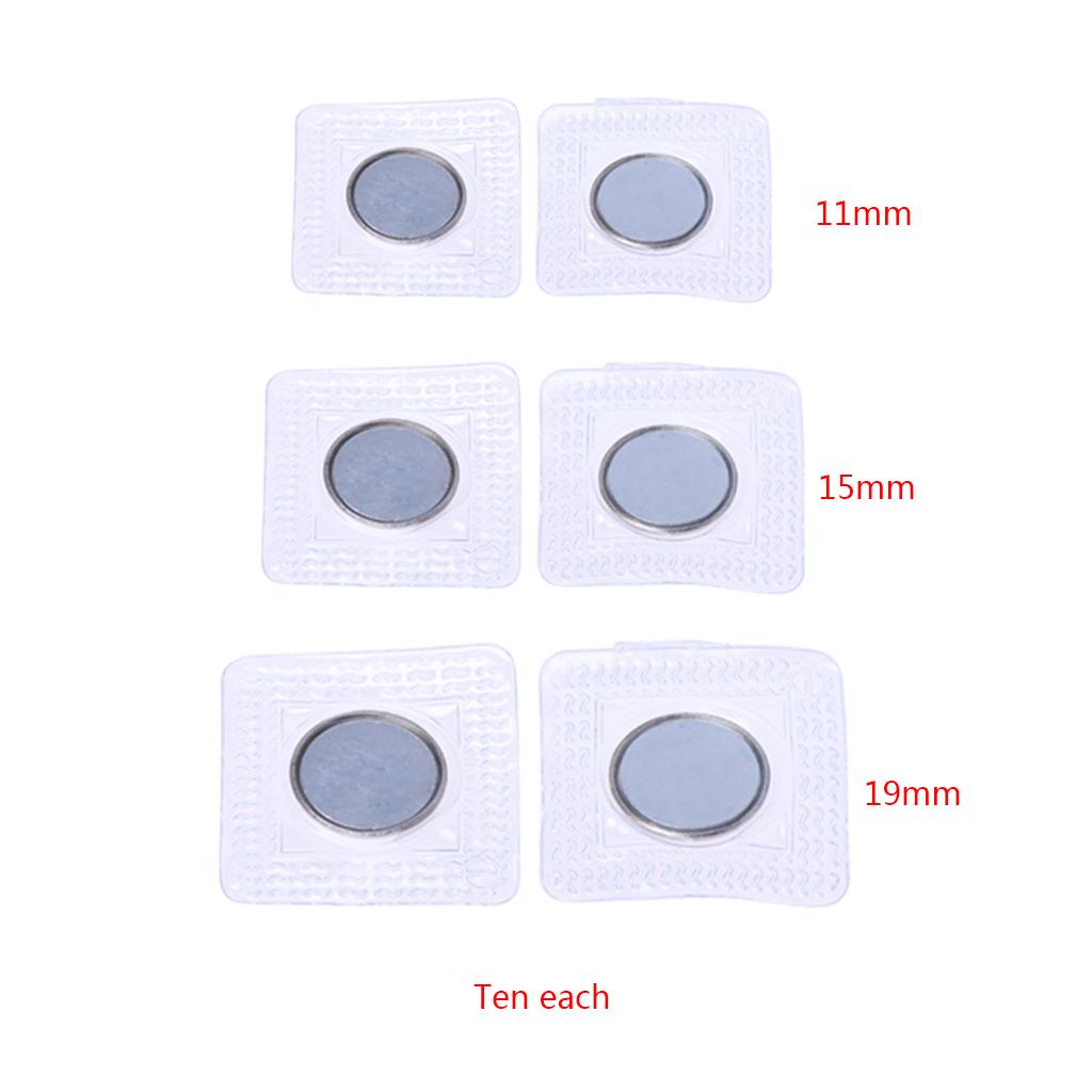 10 Sets Invisible Hidden Sew Magnetic Snap Magnet Fastener For Handbag Clothing