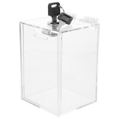 Alcancía de acrílico transparente, tarros para propinas, cerdito contador, cajas grandes para donaciones para recaudar fondos para niños