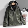 Mens Womens 3-in-1 Detachable Waterproof Windproof Hiking Jacket With Fleece Liner Outdoor Trekking Camping Fall Winter