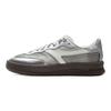 Li Ning Ivy Rutschfest und Abriebfest Low-Top Skateboard-Schuhe Damen Grau Silber AGCV028-4