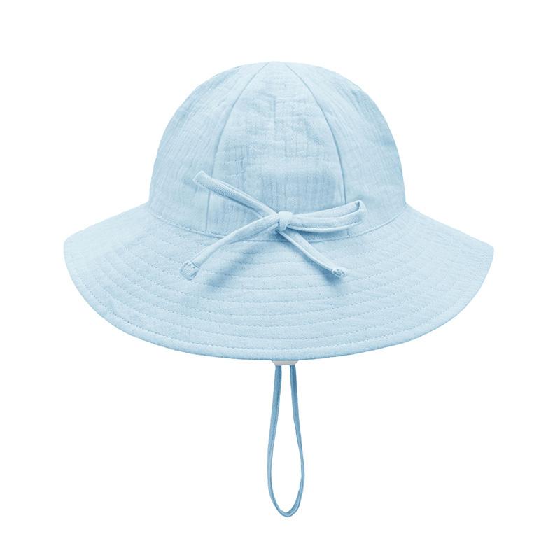 Adjustable Cotton Baby Fisherman Hat Sun Protection Breathable Cartoon Fruit Floral Print for 1-3 Years