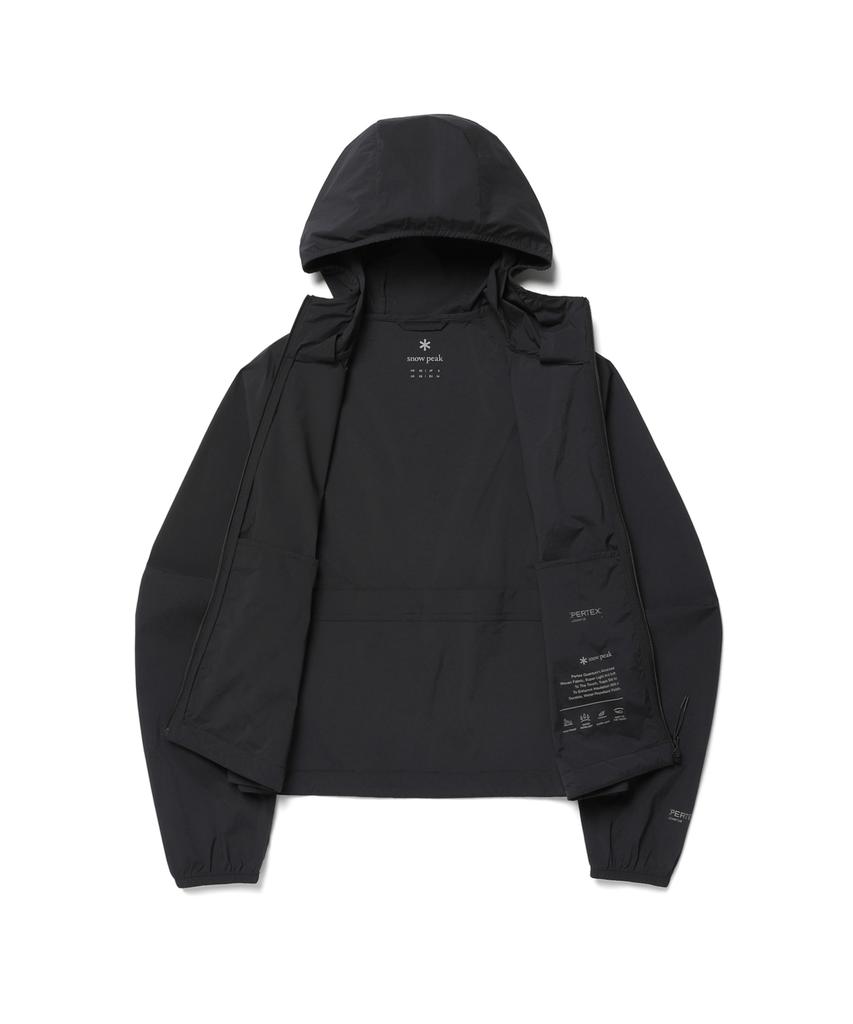 Snowpeak Apparel Pico Sunblock Pertex Ultralight Women'S Windbreaker (S26Mwtwb79) Dark Charcoal