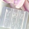 Silicone Nail Art Mold Flower Bouquet Vase Design 3D Diy Nail Decorations Manicure Mold Nail Accessories