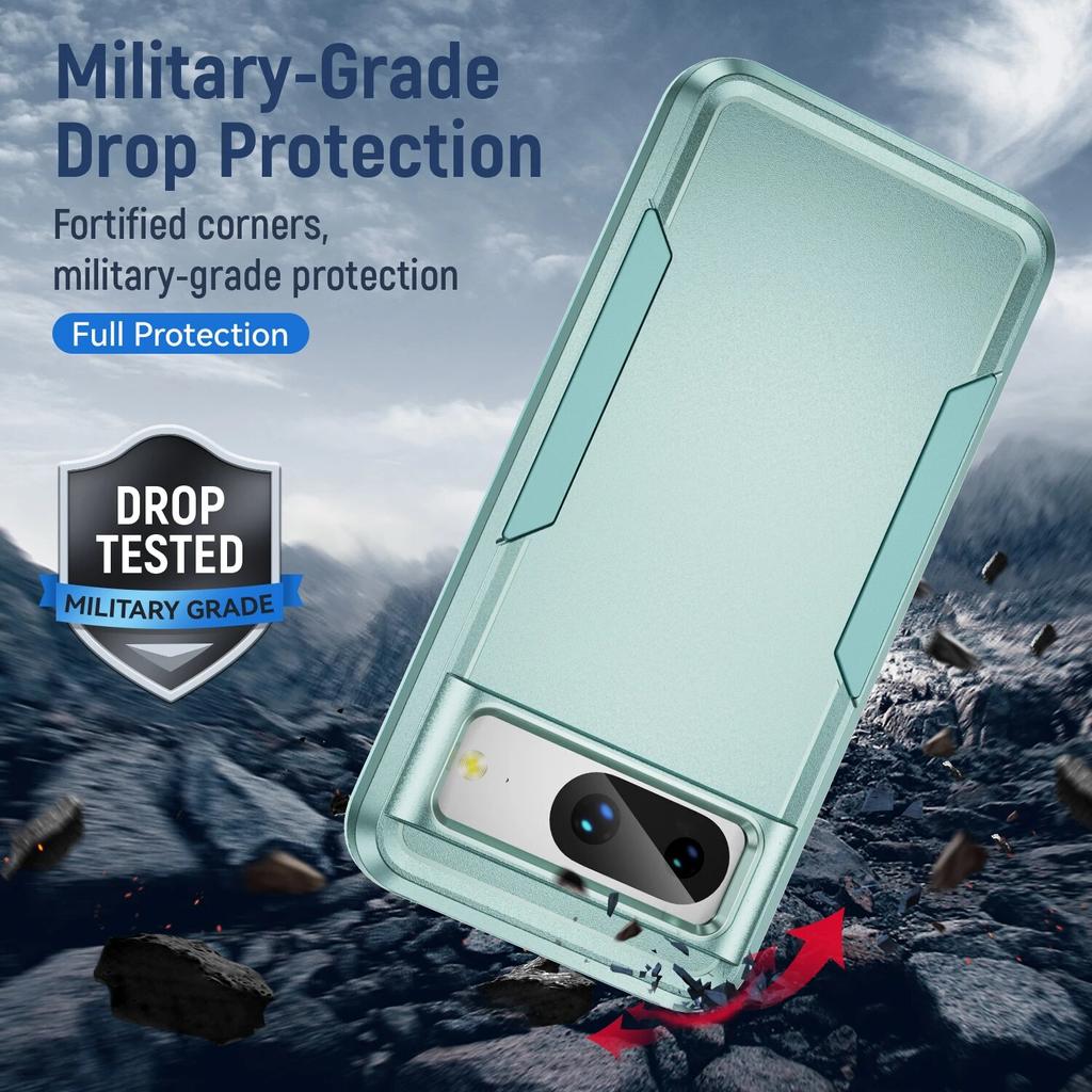 Anti-Klopf-Schutzhülle für Google Pixel 8 Pro, Pixel7, Pixel7a, Pixel8, Pixel 7, 6 Pro, 6A, 7A, Pixel6, stoßfeste Rückabdeckungen