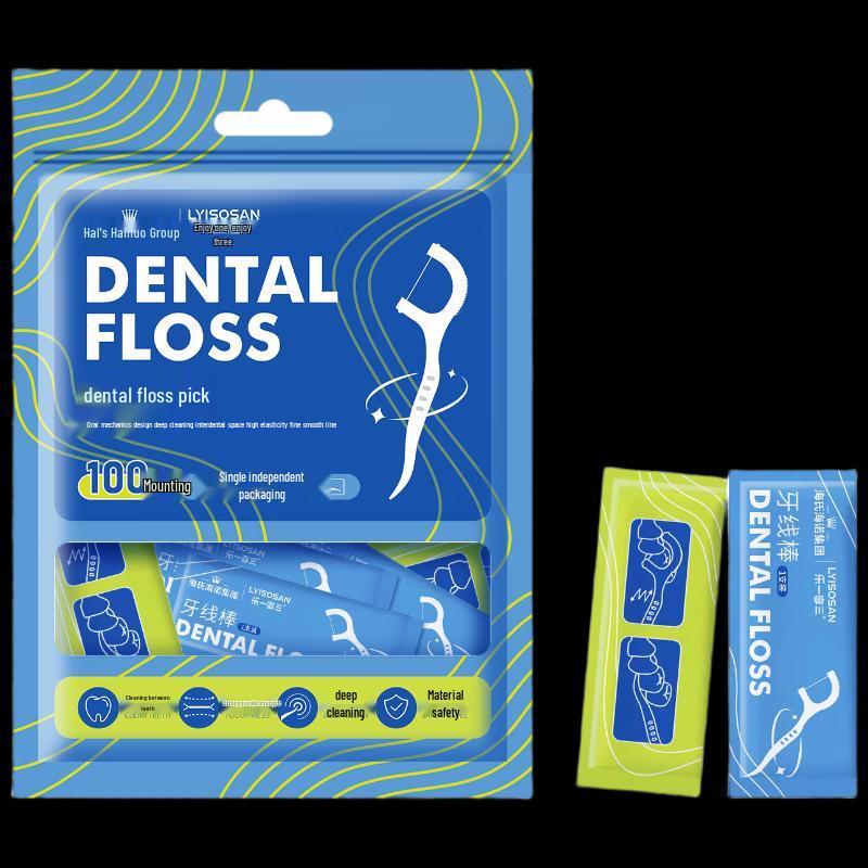 Haishi Hainuo Disposable Ultra-Fine Dental Floss Sticks, 1000 Count