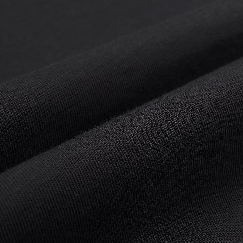 Reebok Loose Knit Short Sleeve T-Shirt With Letter Print Unisex Tops Charcoal-Black 24SRM411UGH1