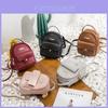 Elegant Women's Pu Leather Mini Backpack Handbag With Sophisticated Dark Buckle