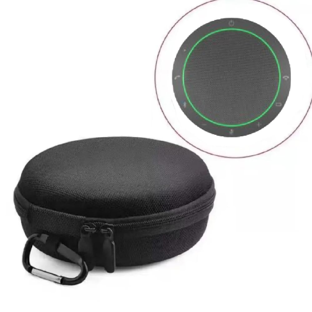 YLPINGAA Protective Case Compatible with Jabra Speak2 510 410 Protective Convenient Full Protection Black 40/55/SPEAK MS/SPEAK MS/YVC-MIC1000EX