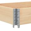 Plant Box 80x60 cm Solid Pine Wood
