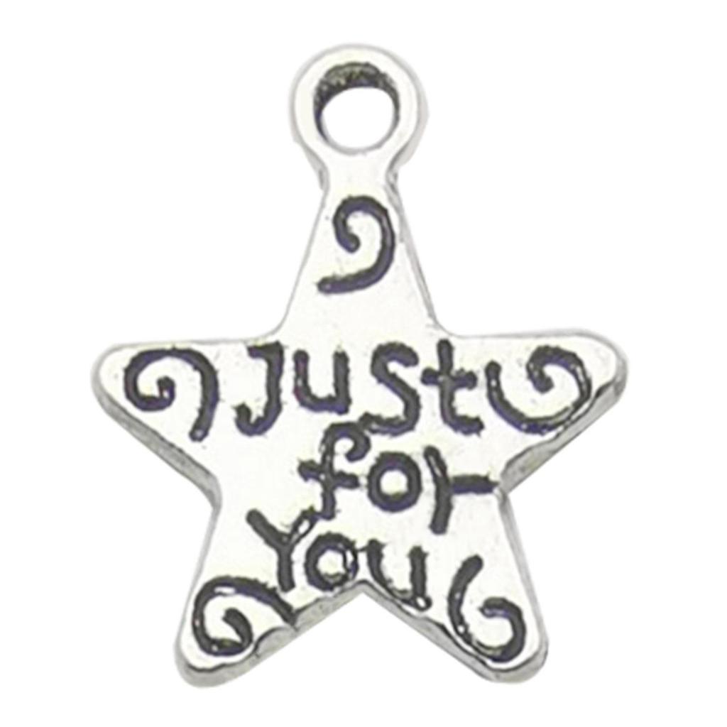 Retro Alloy Star Moon DIY Necklace & Earring Charms