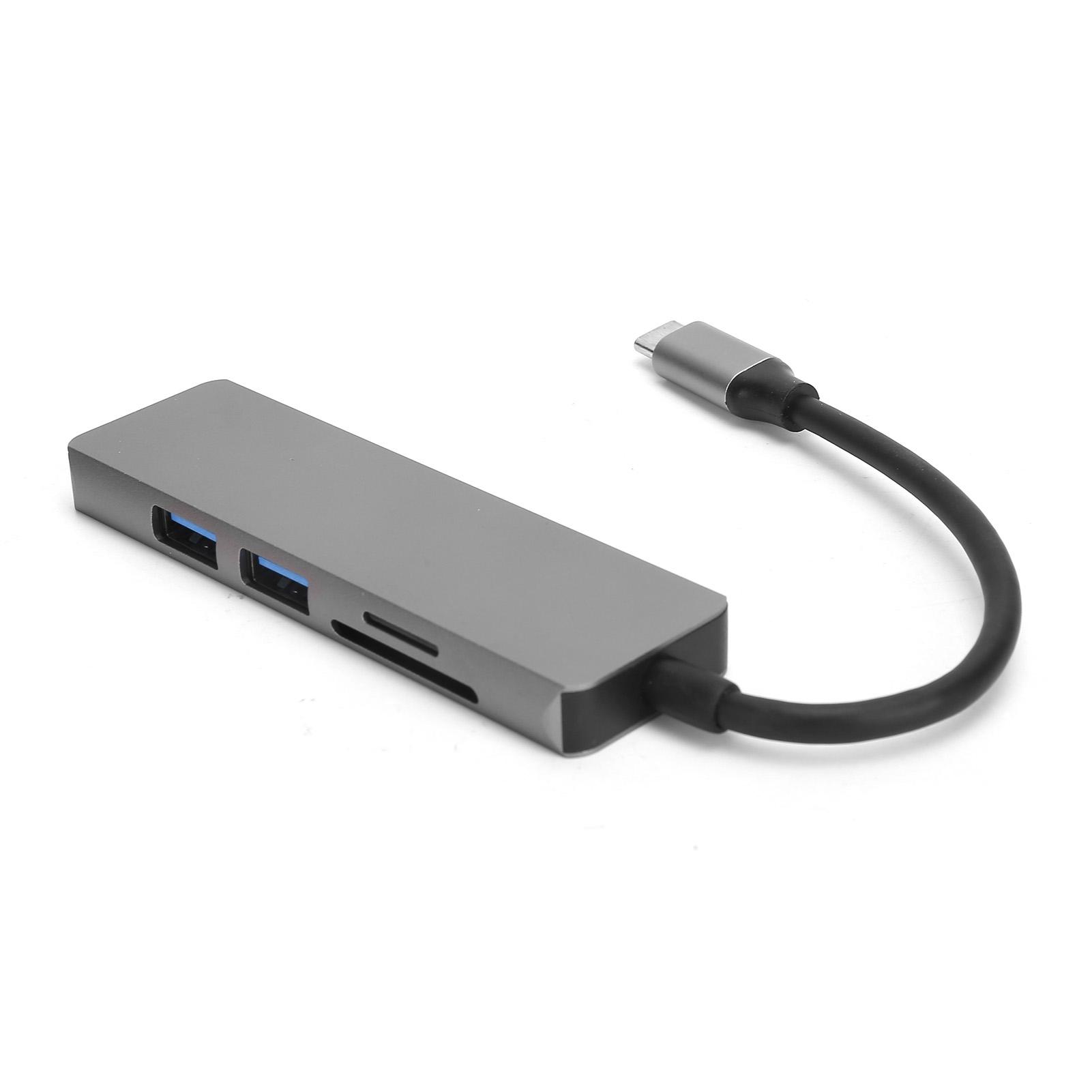 

Адаптер 5 в 1 TypeC на HD-мультимедийный интерфейс, портативный 4K-дисплей, многофункциональный ХАБ