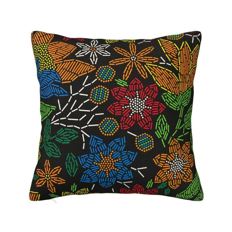 Afrikaanse Etnische Ankara Stijl Kussenhoes x cm Polyester Zachte Plaid Kussenhoes Voor Bank Zitdecoratie Beddengoed Kussensloop