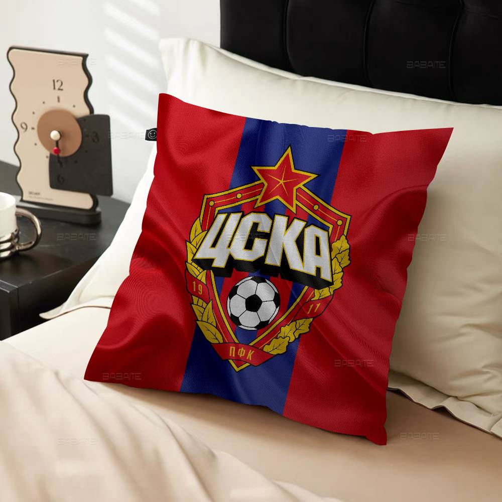 C-CSKAS Football Team Pillow Gifts Home Office Furnishings Bedroom Sofa Car Cushion Cover Case 45x45cm