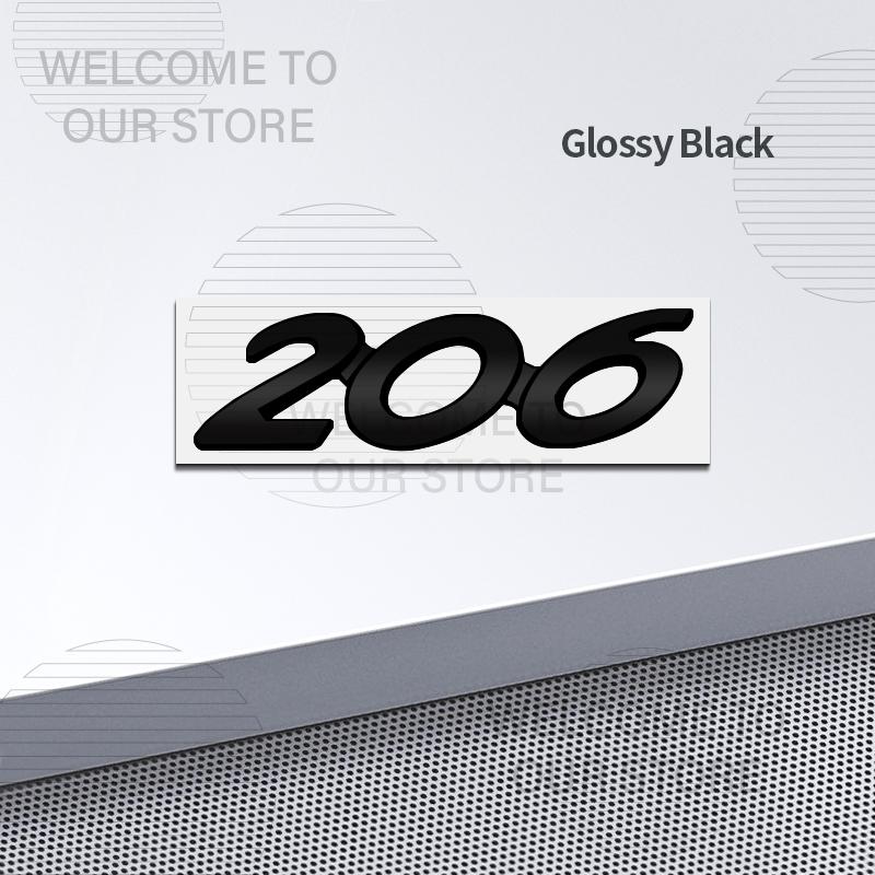 Car Decor Metal For p333 206 207 208 407 107 508 106 301 307 308 405 408 Emblem 3D Sticker Accessories Tail Rear Trunk Decals 333p