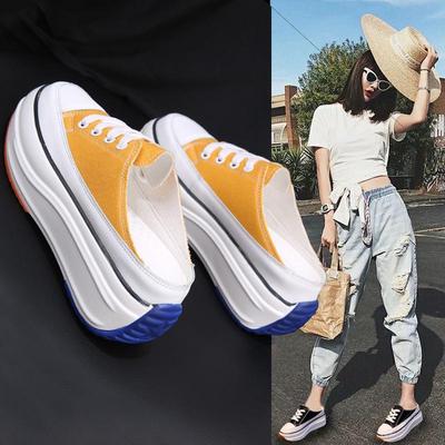 Sandales Décontractées Couleur Unie Dentelle Fond Génoise Printemps et Été Nouveau Design Chaussures de Luxe pour Dames