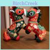 Year Of The Horse Zodiac Plush Toy With Silk Fabric For Lunar New Year Gift For All Ages