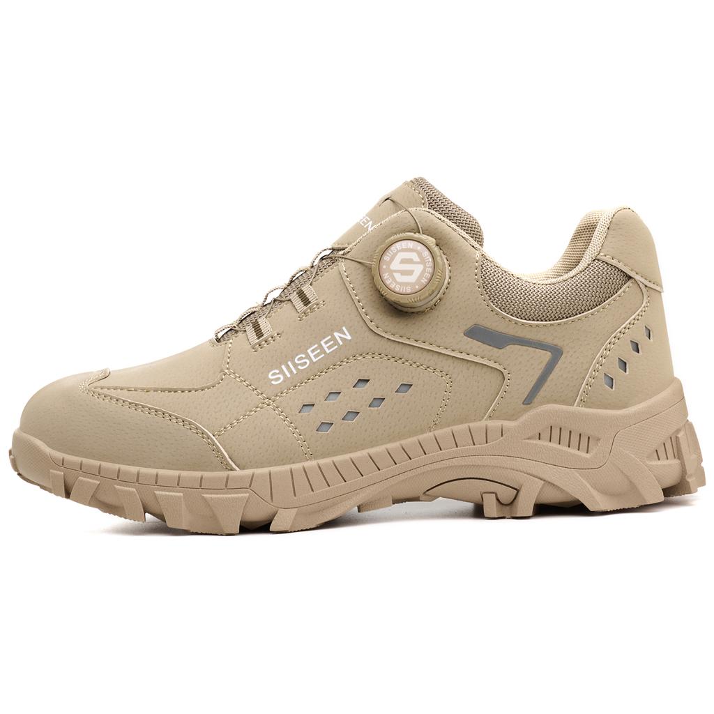 Men's Steel Head Safety Shoes Puncture And Smash Resistant Lightweight Sole Breathable Upper for Outdoor Workshop Work Shoes