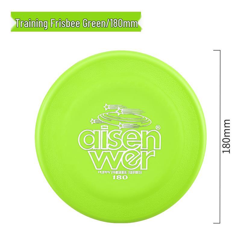 Professional Dog Training Frisbee - Bite-Resistant, Soft Rubber, Competition Standard TPR