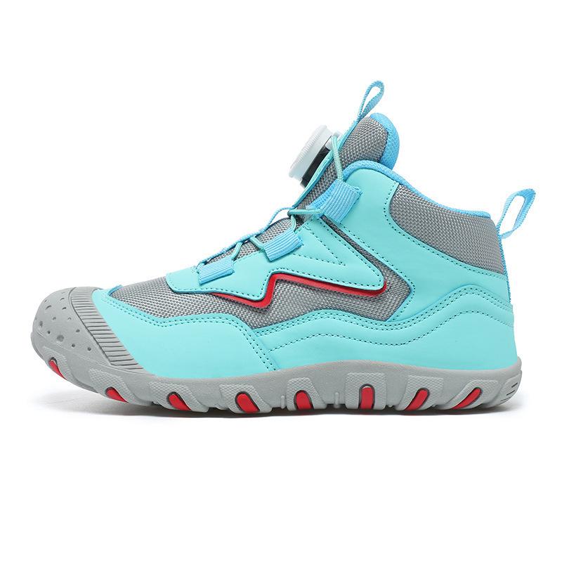 Scarpe da Escursionismo Nere Antiscivolo a Punta Chiusa per Bambini, per Attraversare l'Acqua e Sport