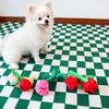 For Interactive Stuffed Dog Chew Toy for Small and Medium Dogs Plush Squeak Toy Rose  Reducing Flower Boredom & Anxiety