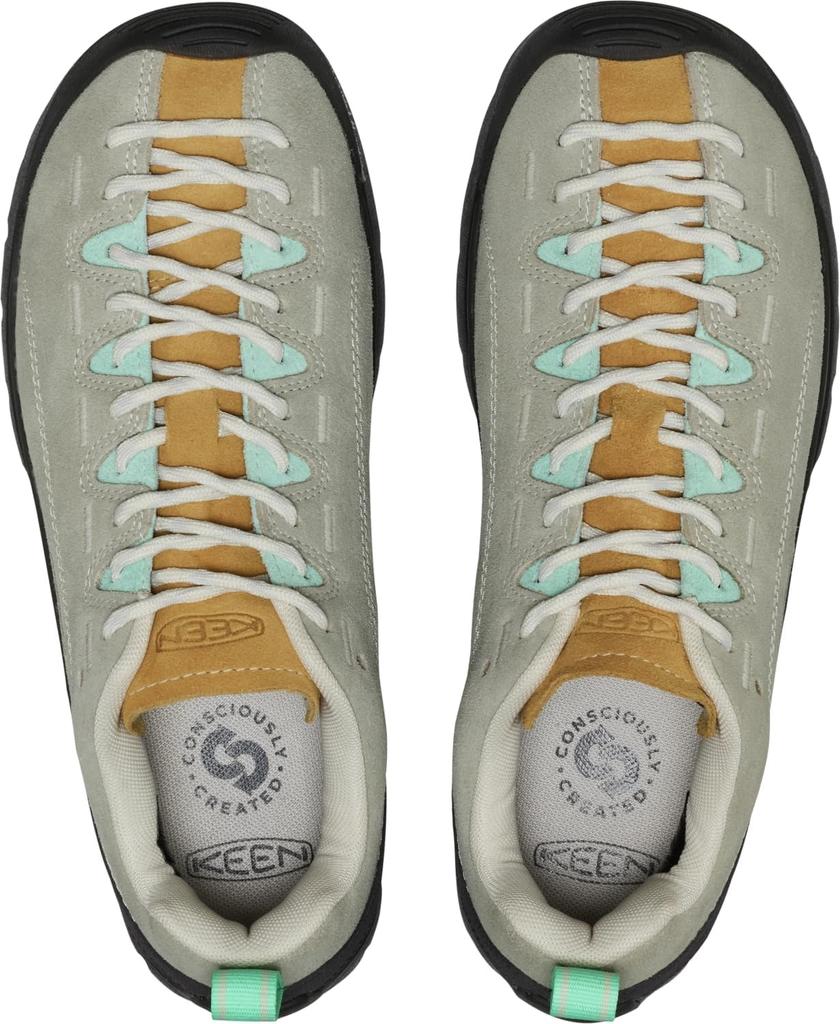 KEEN Women's JASPER Outdoor Sneakers Abbey Stone/Oak Buff 24.5cm 1030555