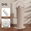 Insulated Vacuum Flask Travel Bottle with Straw Large Capacity BPA Free Food Grade Heat-Insulated Water Bottle Tumbler