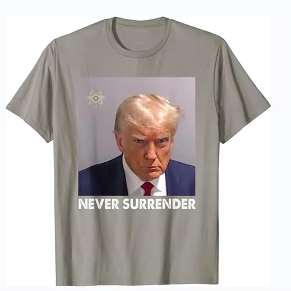 Never Surrender Mug Shot August 24 2023 T-Shirt
