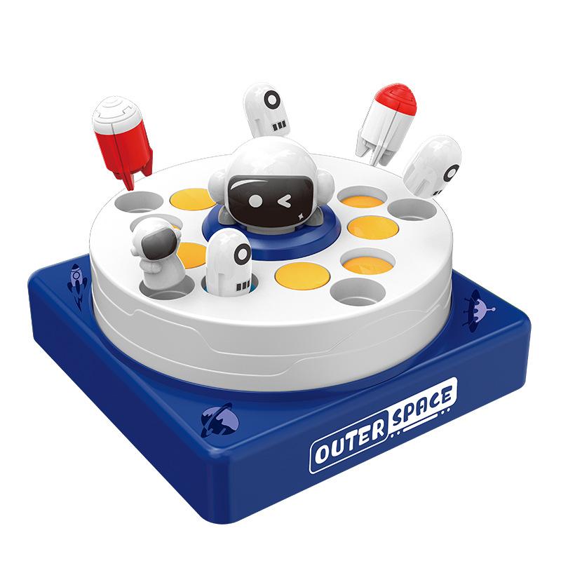 

Rocket Launching Rotary Table Electric Plaything Airship Catapult Disc Bouncing Turntable Focus Training Plaything Desktop Games Kid S Present