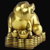 Money Pig Laughing Pig Zodiac Pig Guy Zodiac Figurine Good Luck Prayer Lucky Goods Good Luck New Year Celebration Protect Peace Happiness Increase