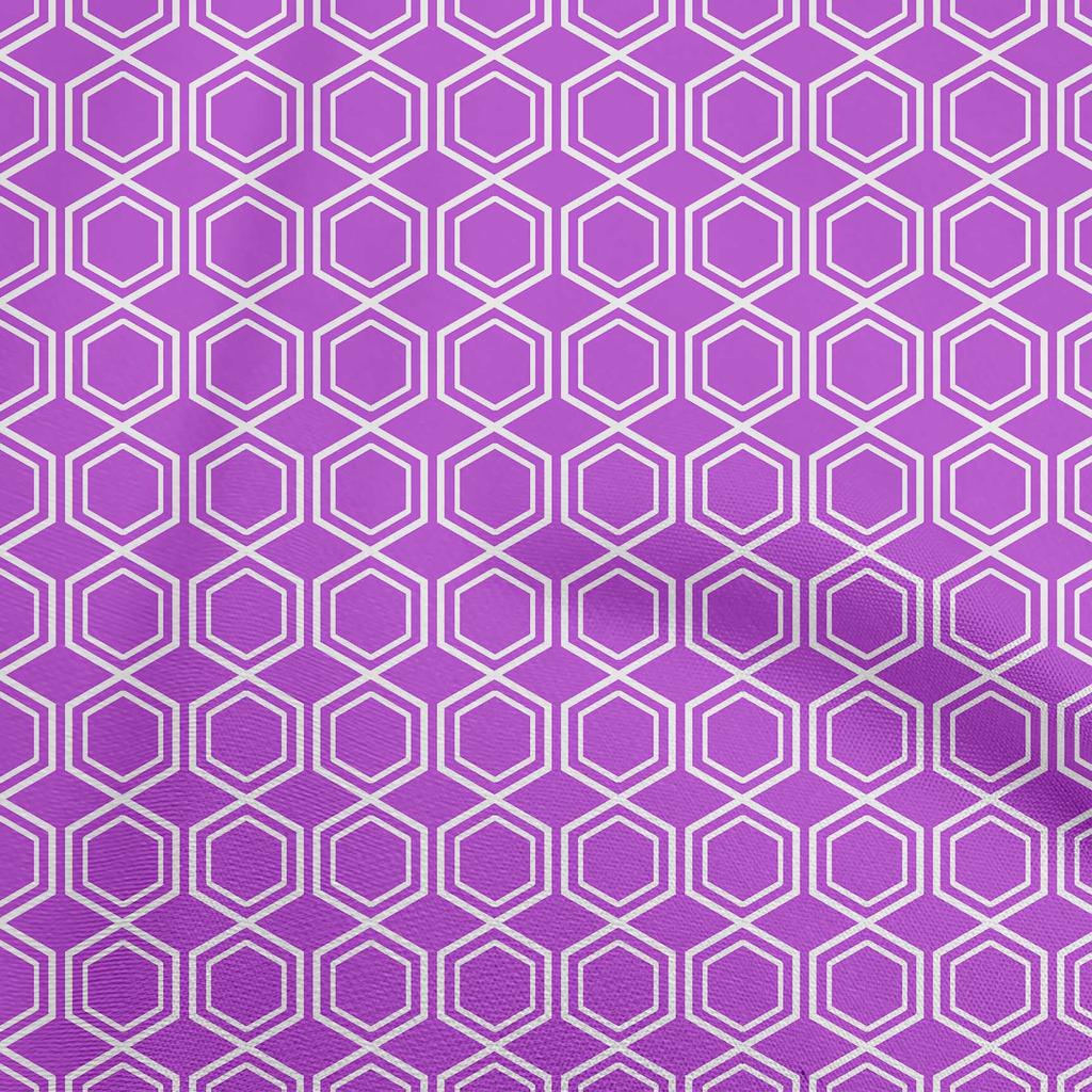 oneOone Cotton Flex Dark Purple Fabric Geometrical Craft Projects Decor Fabric Printed By The Yard 40 Inch