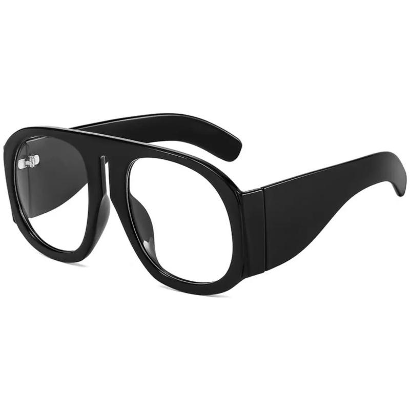 Yellow Oversized Pilot Sunglasses Women Luxury Designer Wide Square Gradient Sun Glasses Trendy Big Frame