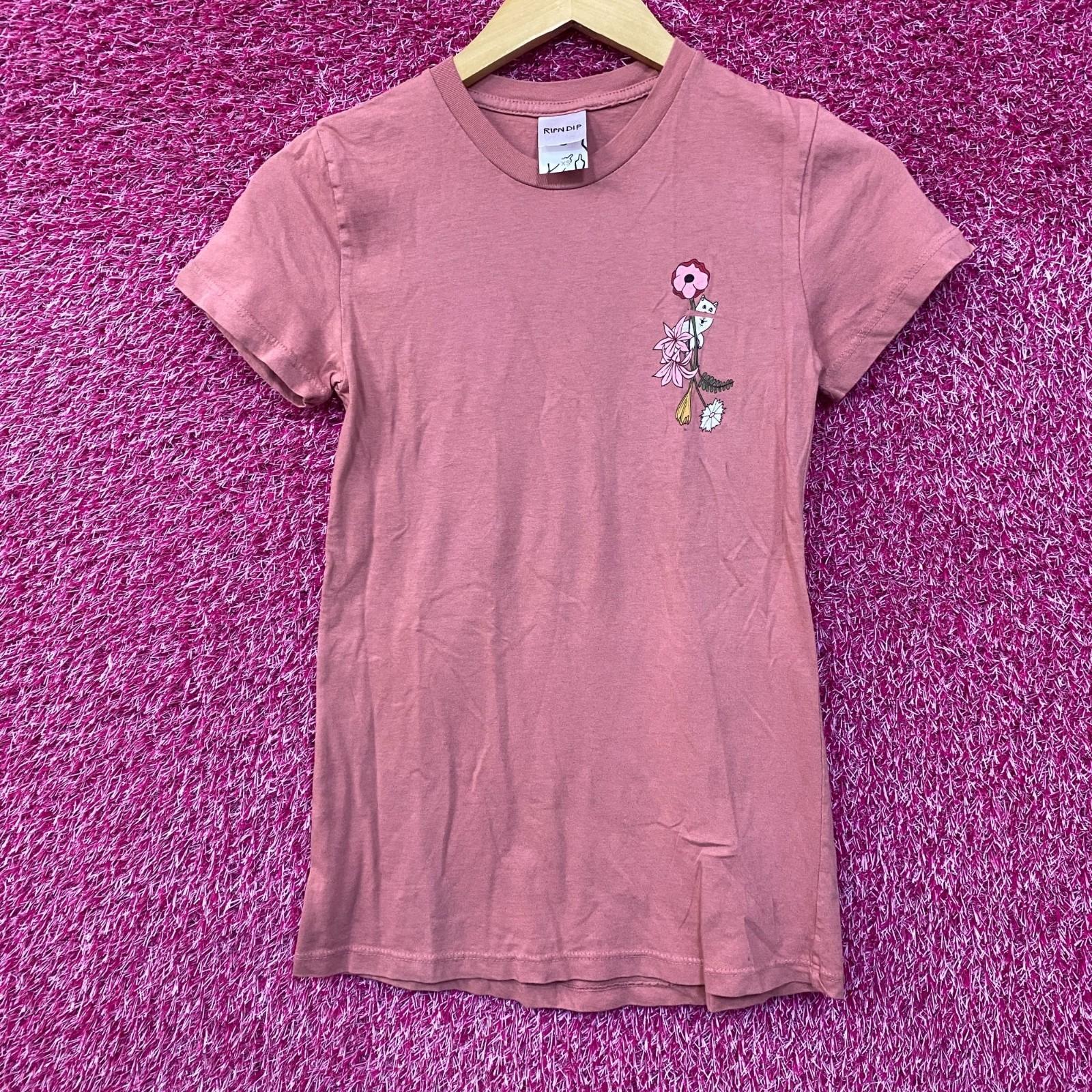 

RIPNDIP Lord Nermal Floral Design T-Shirt Extra Small XXXXL