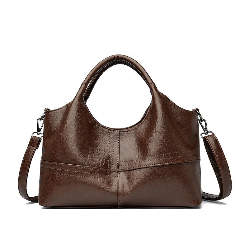 

Crossbody Bag, Large Capacity Bag, Handbag, Tote Bag, for Commuting, Retro Style, Women s Single Shoulder Bag коричневий