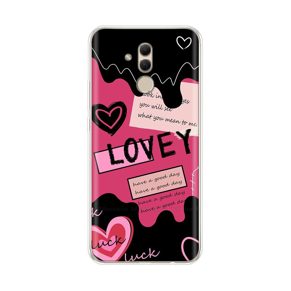 For Huawei Mate 20 Lite Case Shockproof Silicone Soft Phone Case Back Cover for Huawei Mate 20 Pro Cases Mate20 Covers Fundas