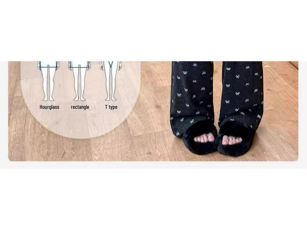 Yamamoto Women's High-Waist Slimming Petite Pants - Spring/Autumn, Straight-Leg Knitted Design