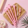 2Pcs Cute Piggy Creative Neutral Pen Cartoon Kawaii Pink Pig 0.5mm Pen Office Pink School Supplies Stationery