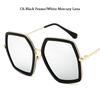 Women's Oversize Retro Square Sunglasses ladies Red Green Sun Glasses Brand Designer High Quality Shades Oculos Femme