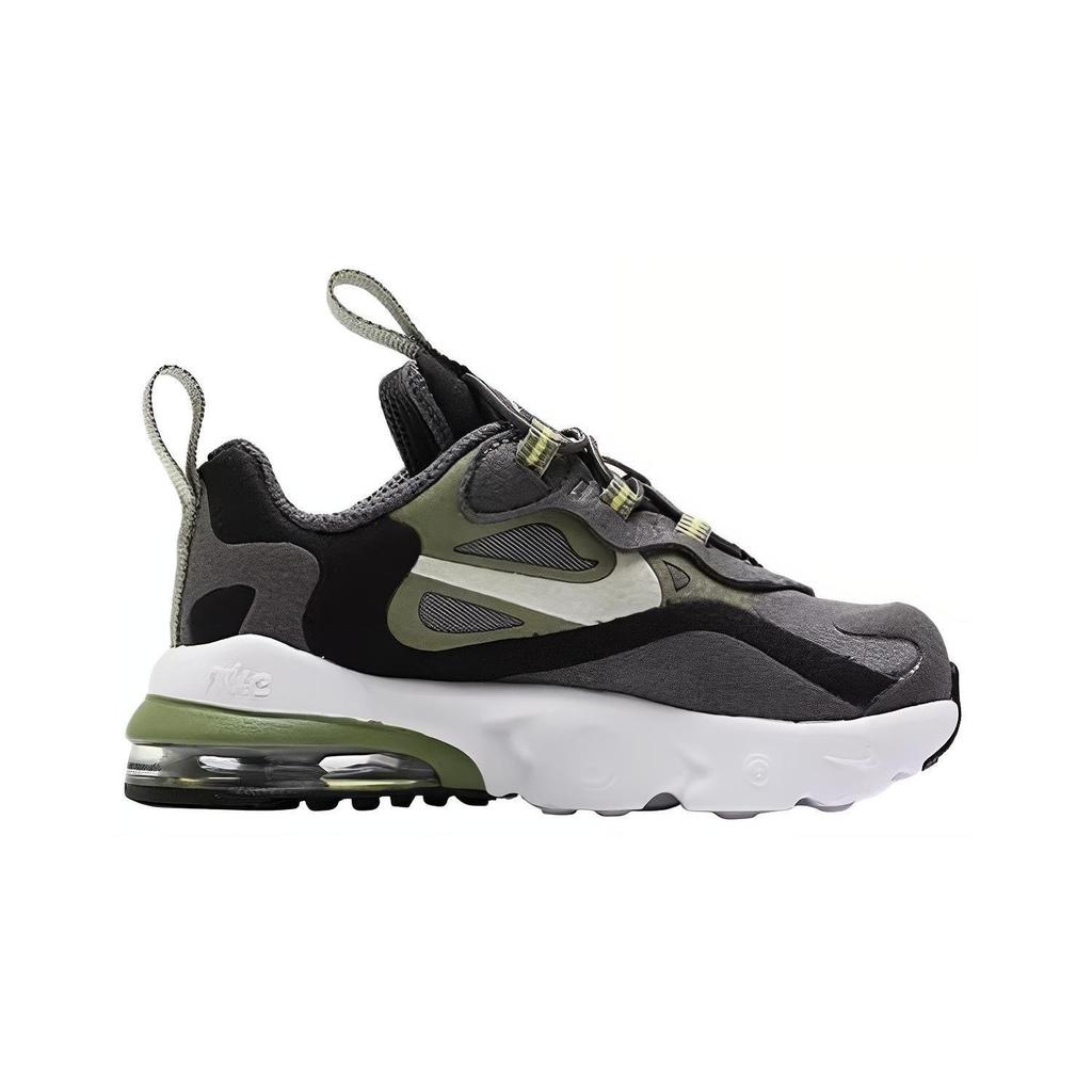 Nike Air Max 270 Cushioning, Wear Resistant Low Top Kids' Running Shoes Gray Green Kids' CD2654-022