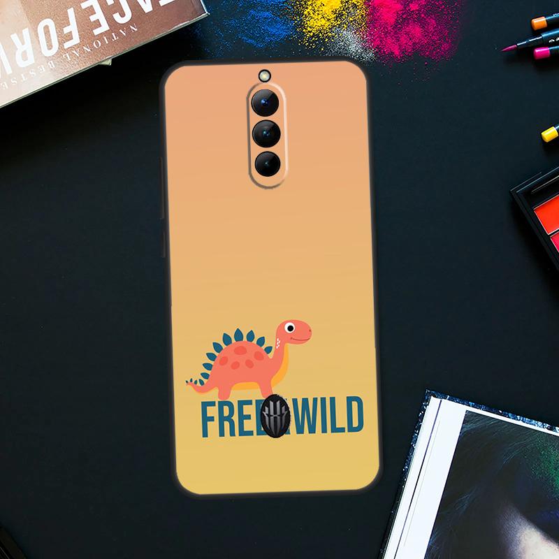 Cute Dinosaur Tea-Rex Case For ZTE Nubia Red Magic 8 8S Pro Plus RedMagic 9 Pro Plus 6 7 6S 7S Pro 5S 6R 5G Cover